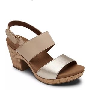 Vivianne Metallic Dress Sandals